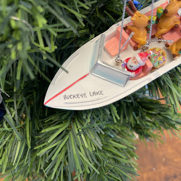 Resin Ornament - SS Party Boat