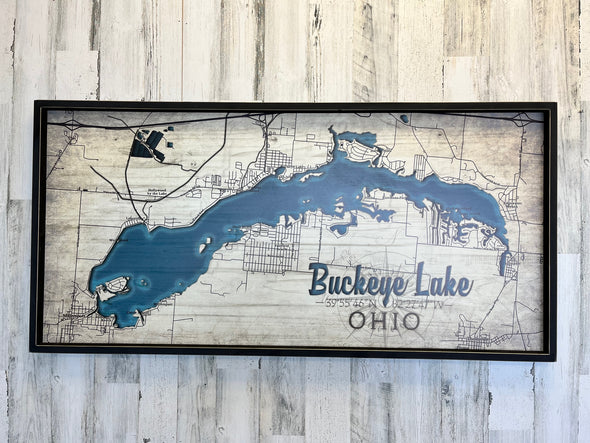 Buckeye Lake Map