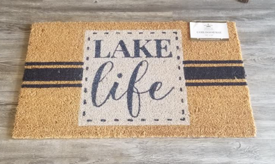Lake Life Natural Coir Doormat