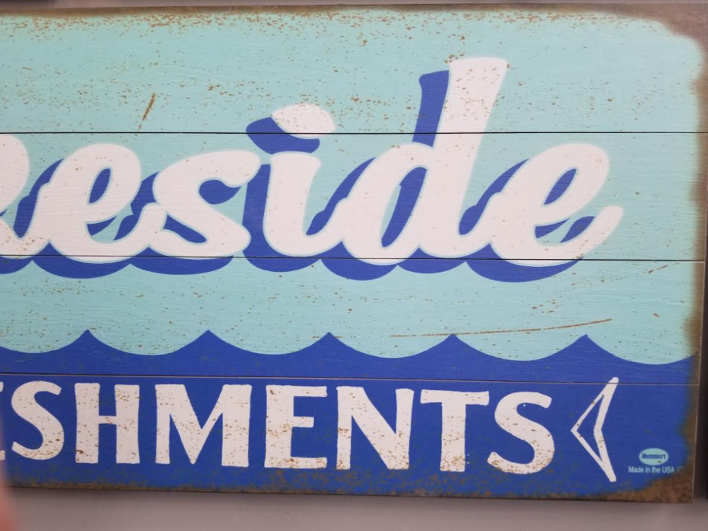 refreshments sign