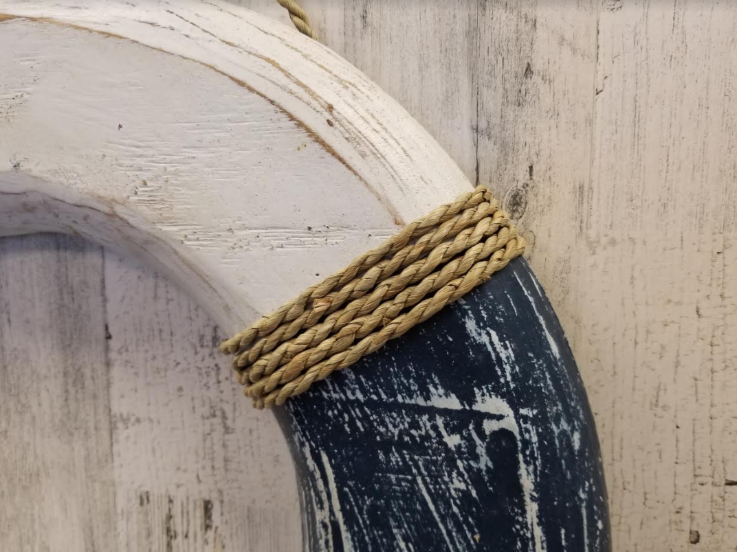 Life Ring, Nautical Decorative Life Ring Buoy, Home Wall Decor