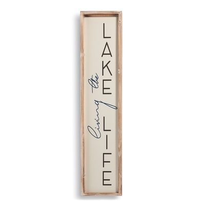 Living The Lake Life Design Porch Sign