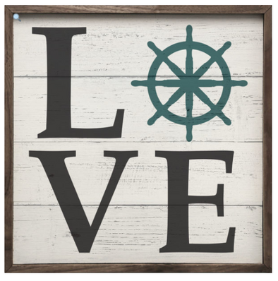 Love Ship Wheel Whiteash