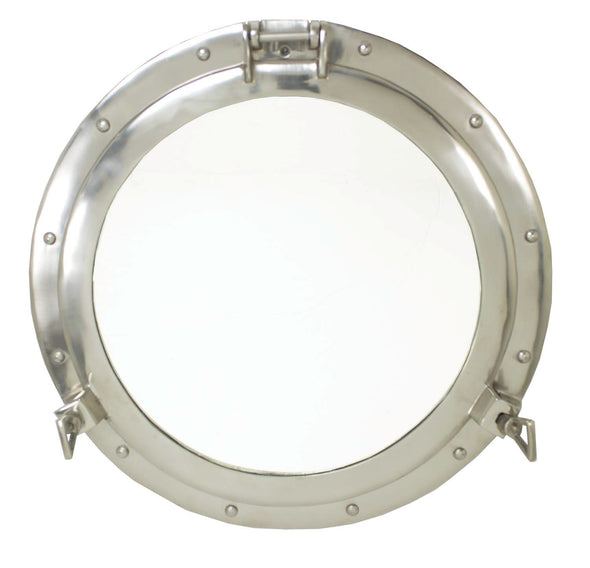 Porthole Mirror – Nickel Over Aluminum
