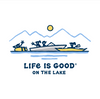Men's Crusher Tee Life is Good Boat - Buckeye Lake Place