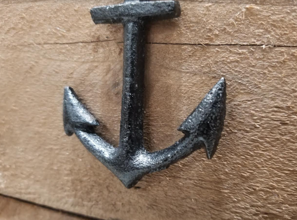 Mini Cast Iron Anchor/Black