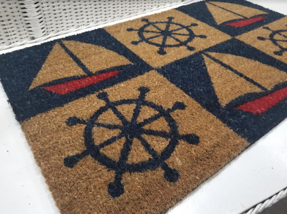 Nautical Collage Doormat