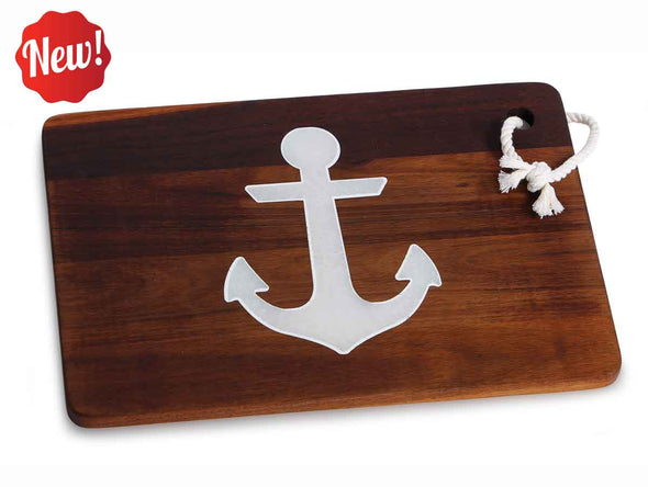 Anchor Marble & Wood Serving Board