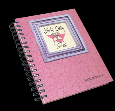 200 Page Pink Hard Cover Daughter's Everyday Happening Girls Only Journal