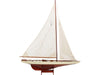 Sailboat Home Decor Featuring a Replica of Rainbow Lux Model Boat