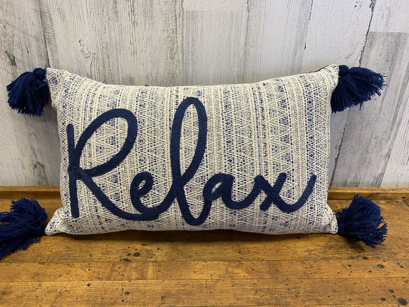 HOT Lumbar Pillow Navy Throw Pillow Relax Lumbar Pillow With
