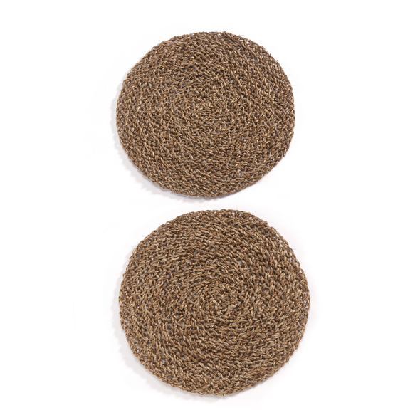 Round Seagrass Placemat - Natural
