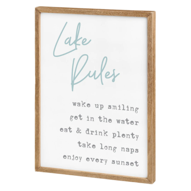 Lake Rule Driftwood Frame