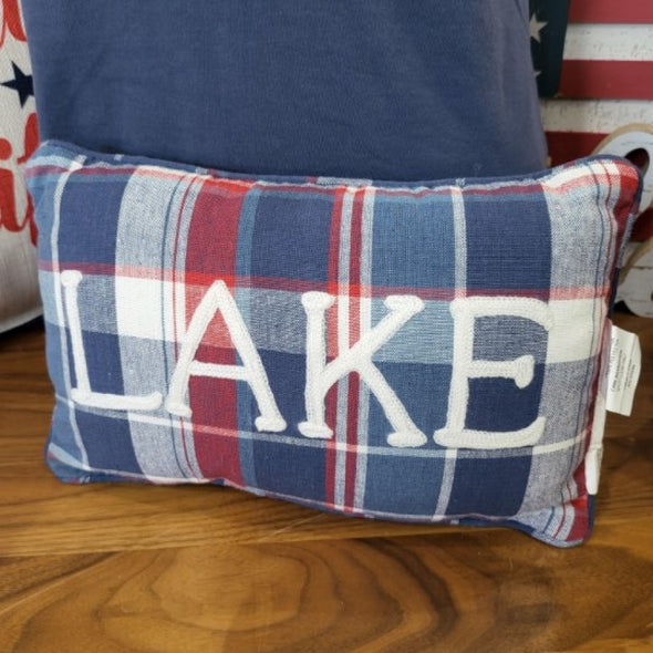 Picnic Plaid Lake Embroidered BF