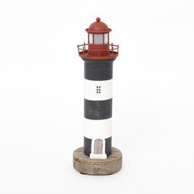 Decorative Lighthouse Featuring Multi Colored LED Lights