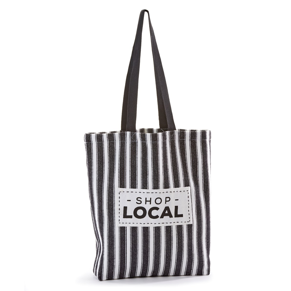 White house black market striped tote bag sales