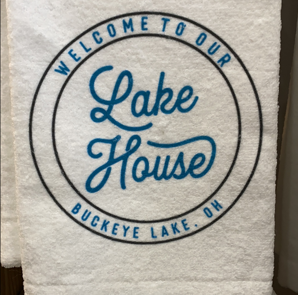 Tea Towel-Lake House