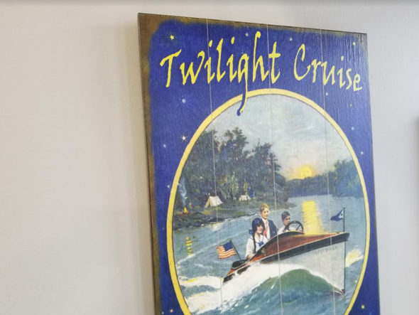 Twilight Cruise Sign