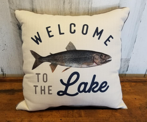 Welcome To The Lake Pillow