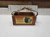 Wooden Antique Grape Box With Grapes and Finger Lakes Grapes Label