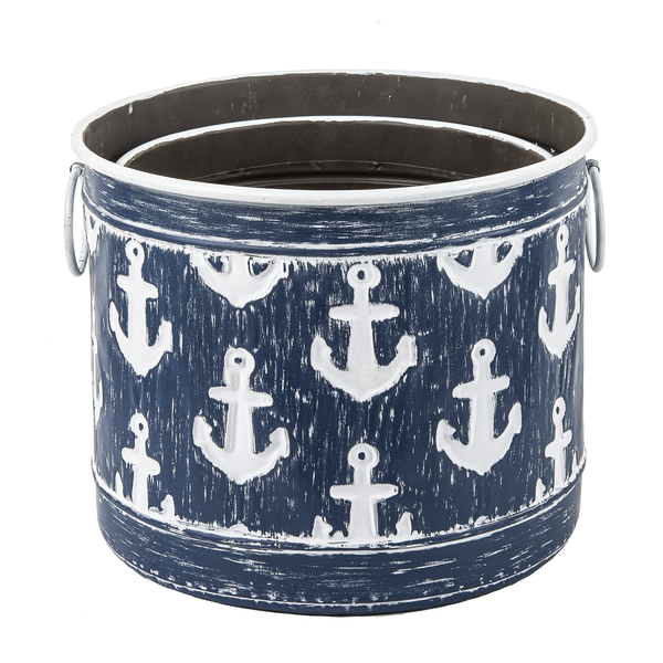 plant pot anchor Embossed Anchor Planter