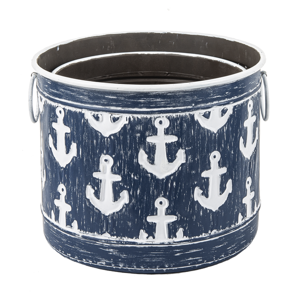 Embossed Anchor Planter