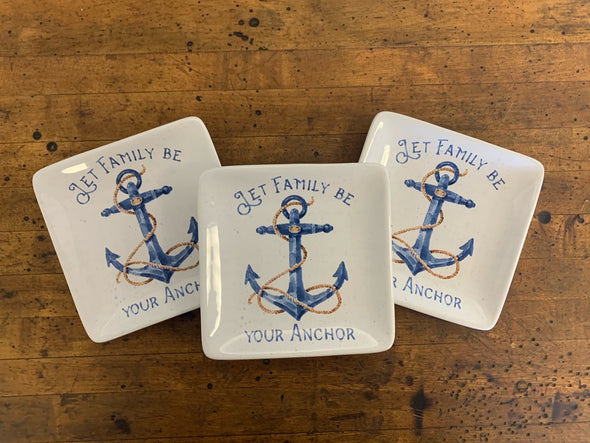 Family Anchor Canape Plate