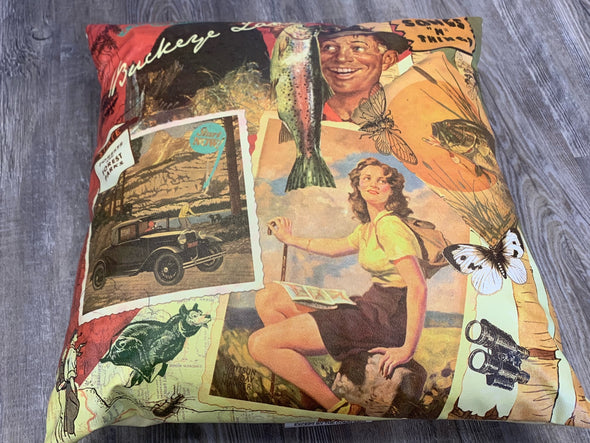 Camp Songs "N" Things Lodge Pillow