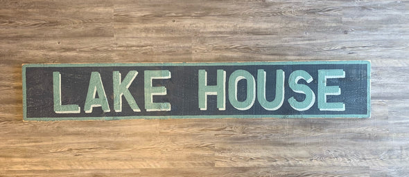 Lake House Wood Sign