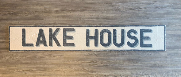 Lake House Wood Sign