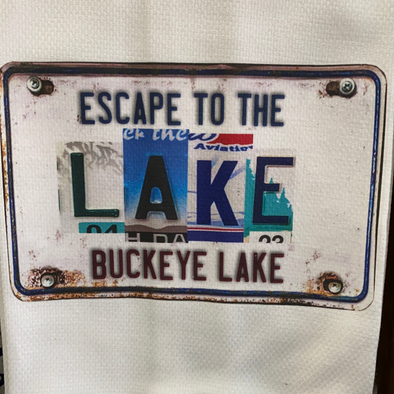 License Plate Towel