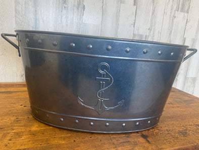 Anchor Coated Metal Party Bucket