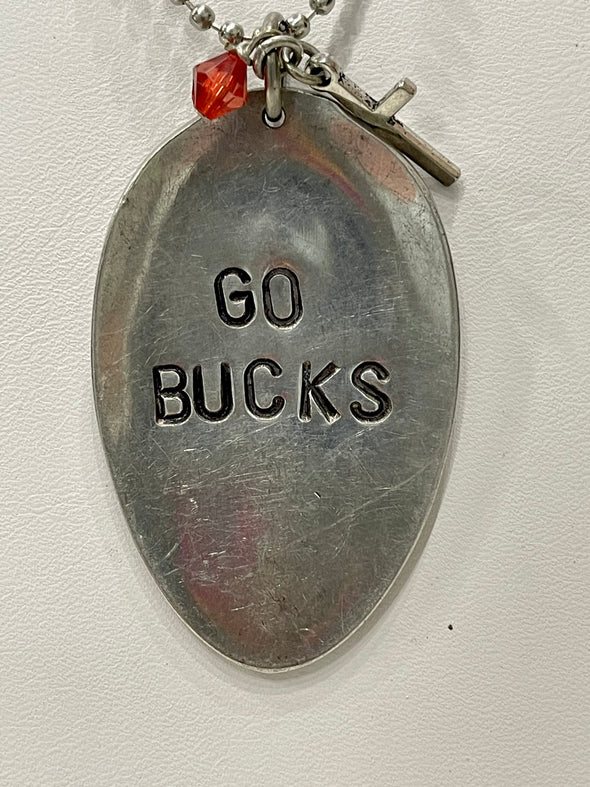 Spoon necklace-Go Bucks